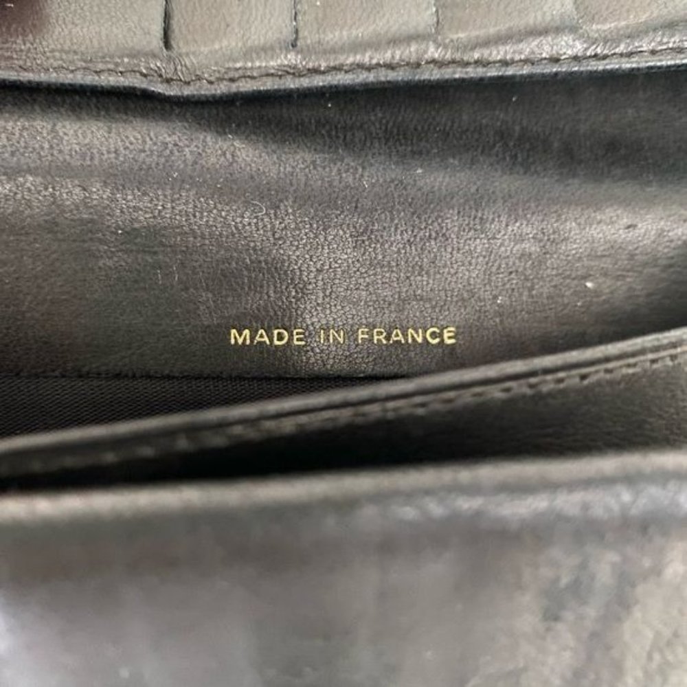 Chanel Black Caviar Leather Wallet on a Chain 100% Authentic - Picture 8 of 12